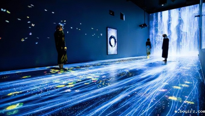 交互式LED地砖屏