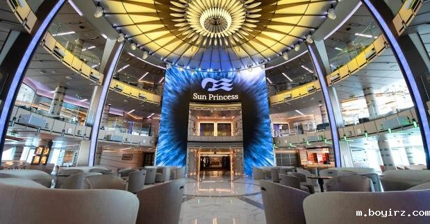 太阳公主号穹窿顶LED视觉与LED屏