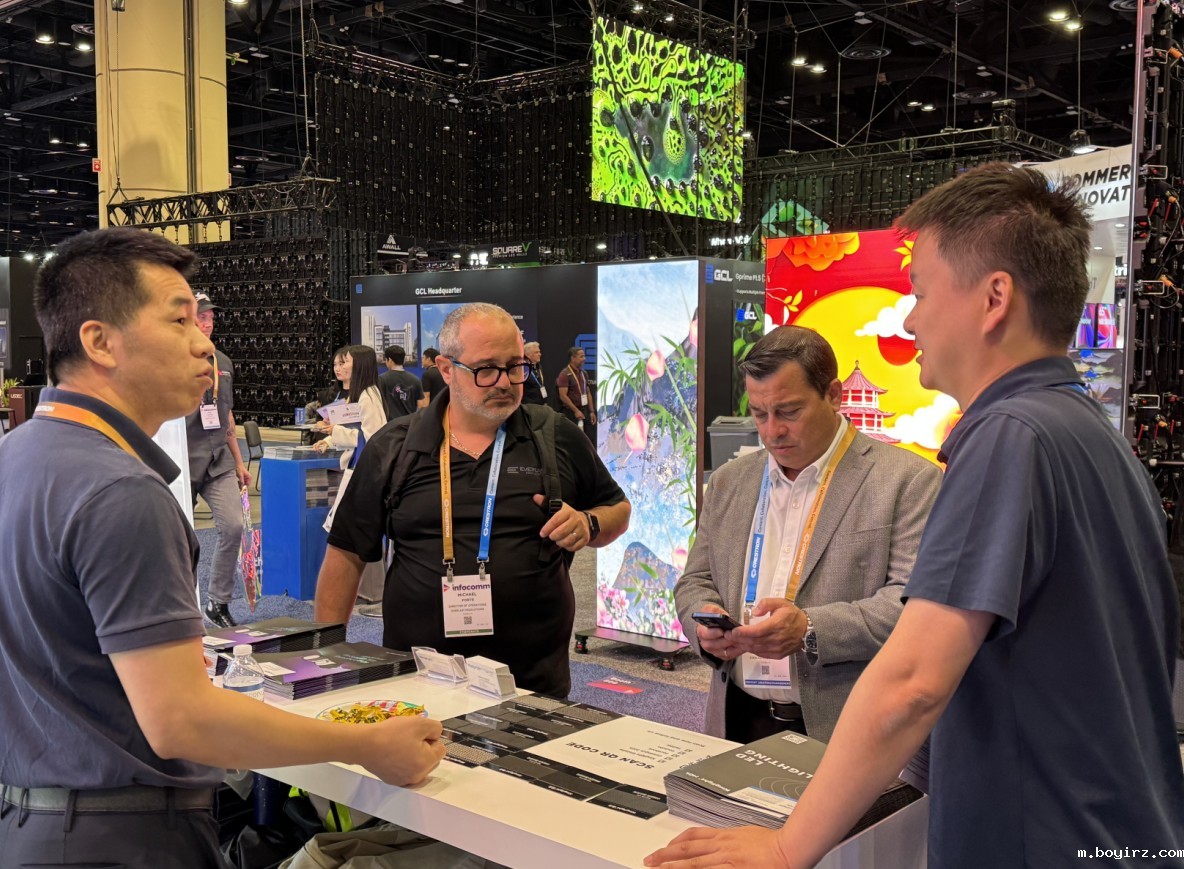 boyirz参加在美国奥兰多举办的InfoComm 2025展会