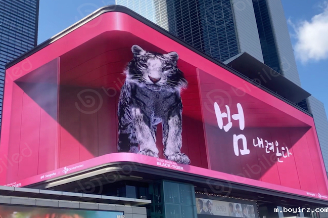 韩国首尔裸眼3D LED屏