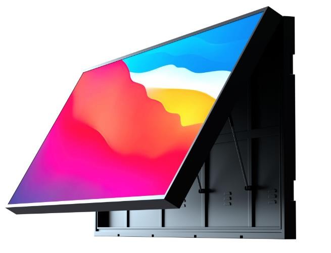 翻盖式前维护LED屏