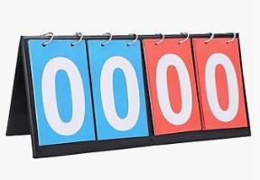 纸质篮球记分牌