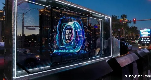 全球首个3D全息LED广告车闪亮登场，引领移动广告新纪元