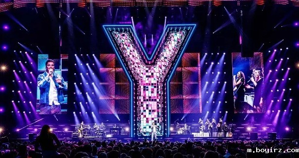 视爵光旭14米高Y形LED屏闪耀荷兰知名歌手演唱会